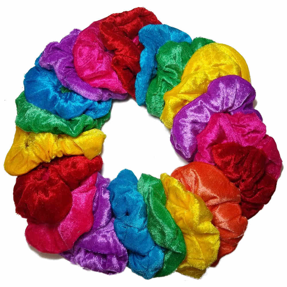 Threddies – wholesale Scrunchie - Women’s – Velvet Scrunchies, Standard Size0