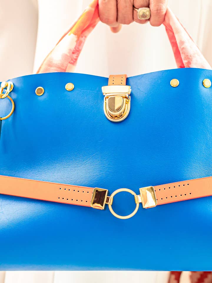 SLUTSÅLD AS Cerulean Blue Signature Series Handväska för wholesale av Soderena Designs