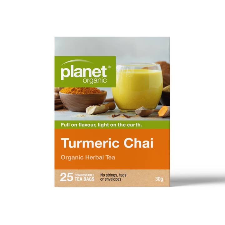 Planet Organic - Wholesale Tea bags - Turmeric Chai Tea Bags2