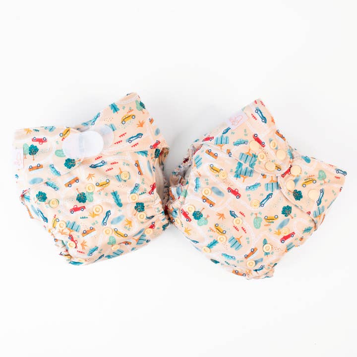 Pañal de Tela Lavable Definitivo (Deluxe) | En la Carretera (Mantequilla) para venta al por mayor de Monarch