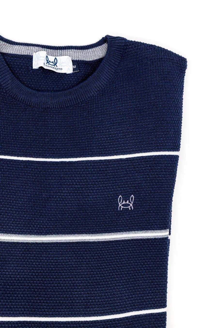 Custi Mikelo: Men's Clothing & Christmas Gifts – wholesale Knitted jumper – Men′s – Burgundy Striped Jersey4