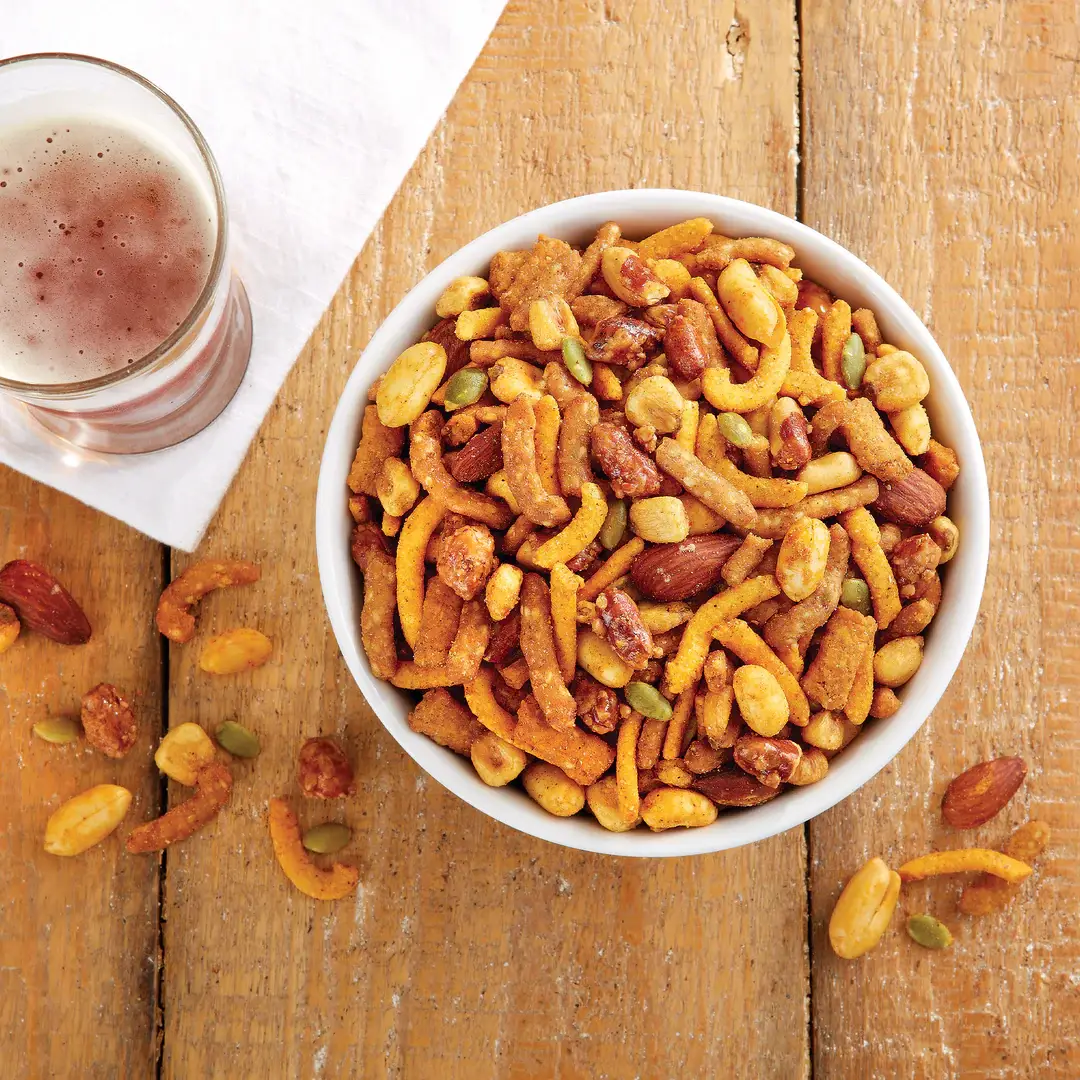 Whitley's Peanut Factory - Wholesale Trail Mix - 10.5 oz. Tins Whit's Party Mix1