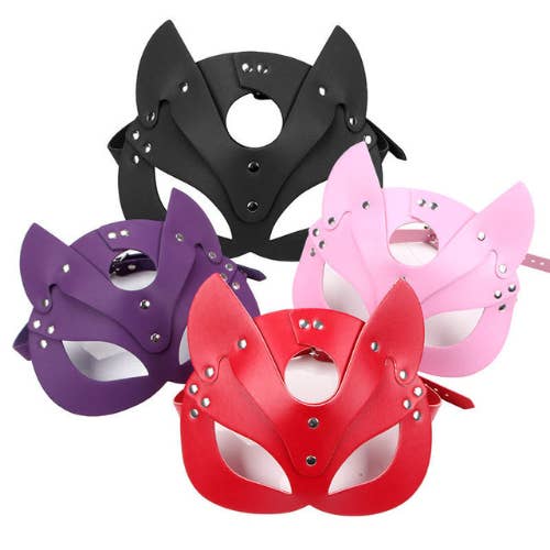 VIGOR - Wholesale Costume - Unisex - BDSM Neck Restraint and Upscale Cat Mask Costume Multi Pack(