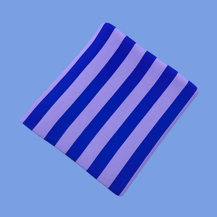 Golden Child Organic Striped Blanket - Electric & Lilac for wholesale by Golden Child