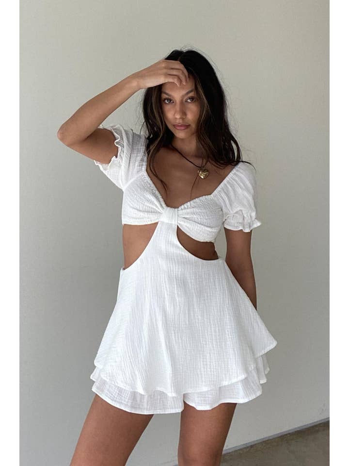 OFF THE SHOULDER PLAYSUIT for wholesale by Et Clet