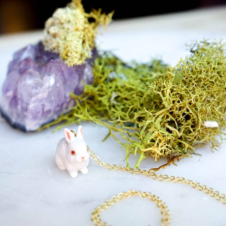 Peter and June - Vente Colliers à pendentif - Collier Tiny Bunny4