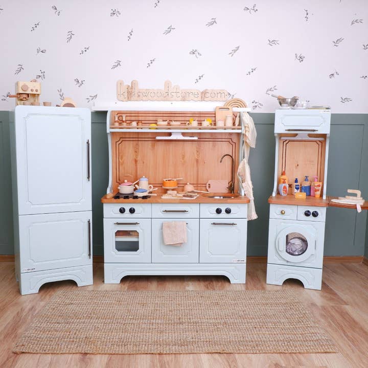 Pinnacle of Quality : Custom-Designed Wooden Play Kitchens for wholesale by Kids Wood Store