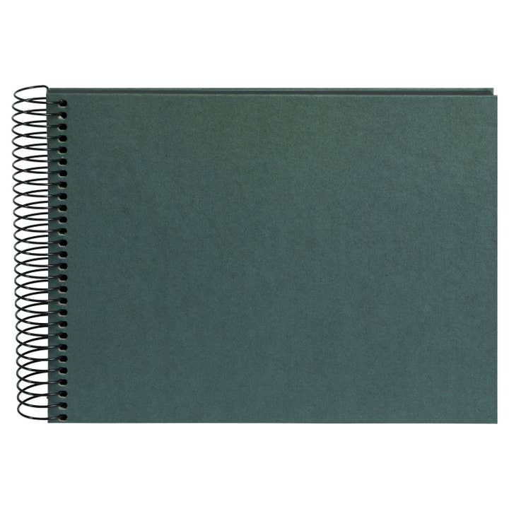 Spiral Album Hemp Stationery Midnight Green No.20 748 for wholesale by GOLDBUCH Georg Brückner GmbH