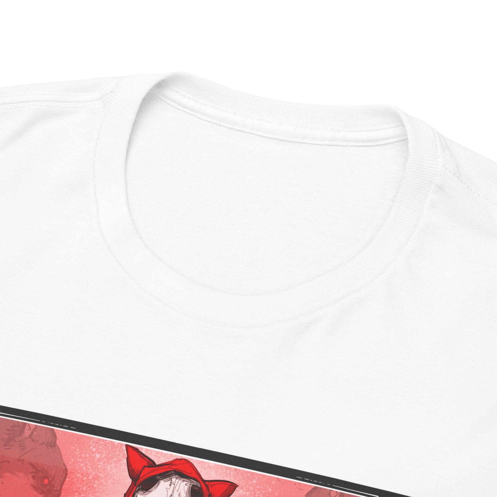 LVB Art - Wholesale T-Shirt (Graphic) - Unisex - Red Riding Hood Tarot  (Front & Back Print) Unisex Heavy Cotton Tee41