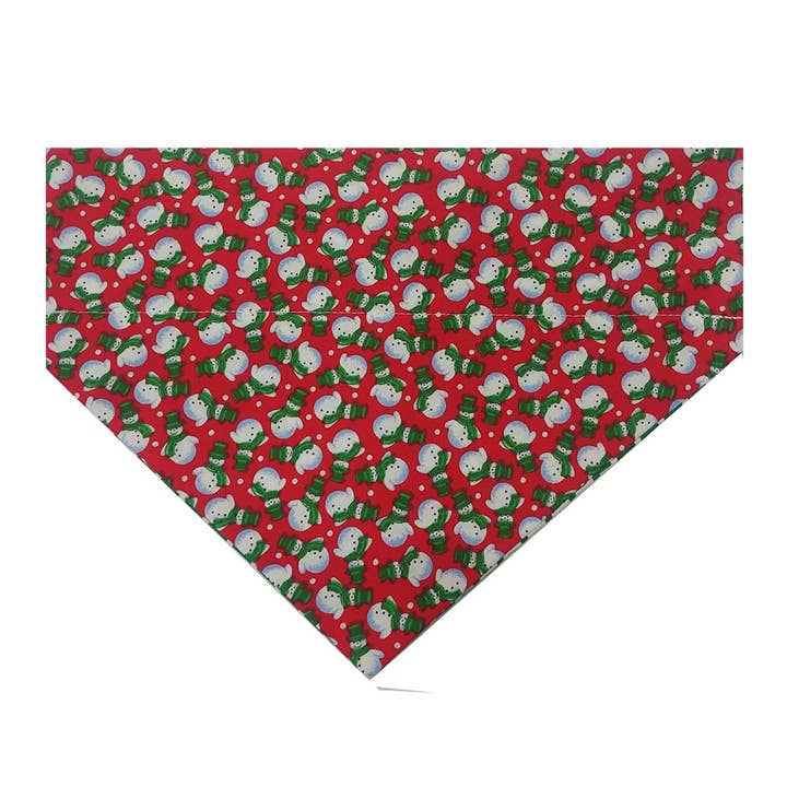 Bandana pupazzo di neve rossa per la vendita all'ingrosso da parte di Buddy and Friends