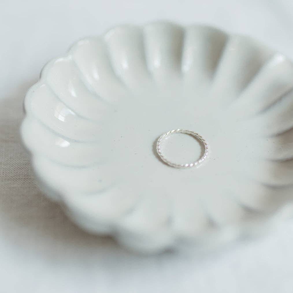 Barberry & Lace Handmade Jewelry - Wholesale Band/Stacked Ring - Baguette Twisted Stacking Ring7