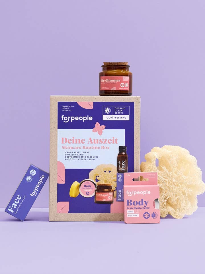 Routine Box - Jouw Uittijd voor wholesale door forpeople skincare GmbH