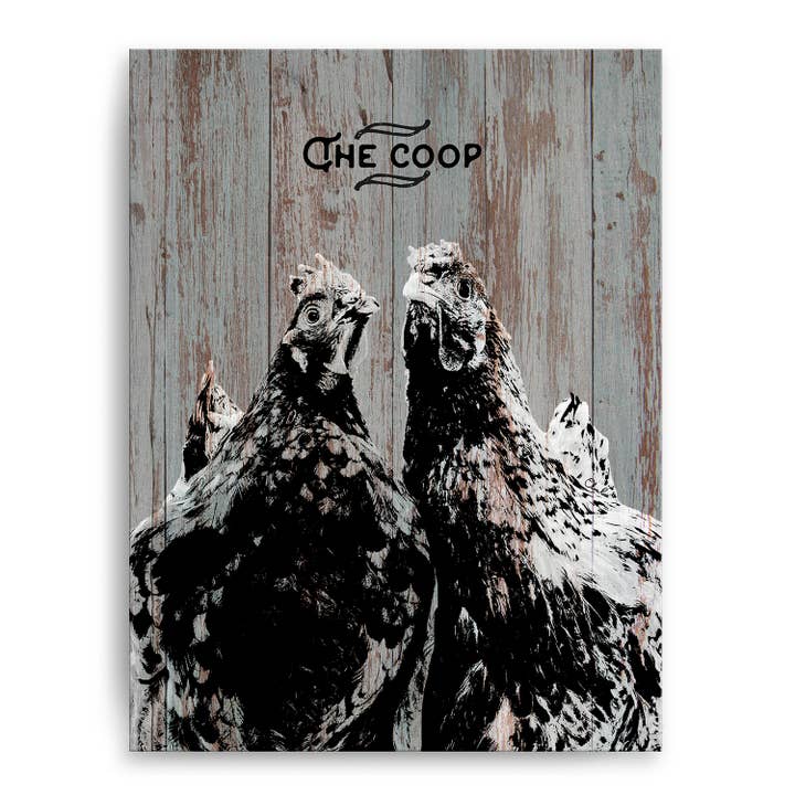 Ready2hangart, Inc. - Wholesale Canvas Art - The Coop' Farmhouse Wrapped Canvas Textual Wall Art2