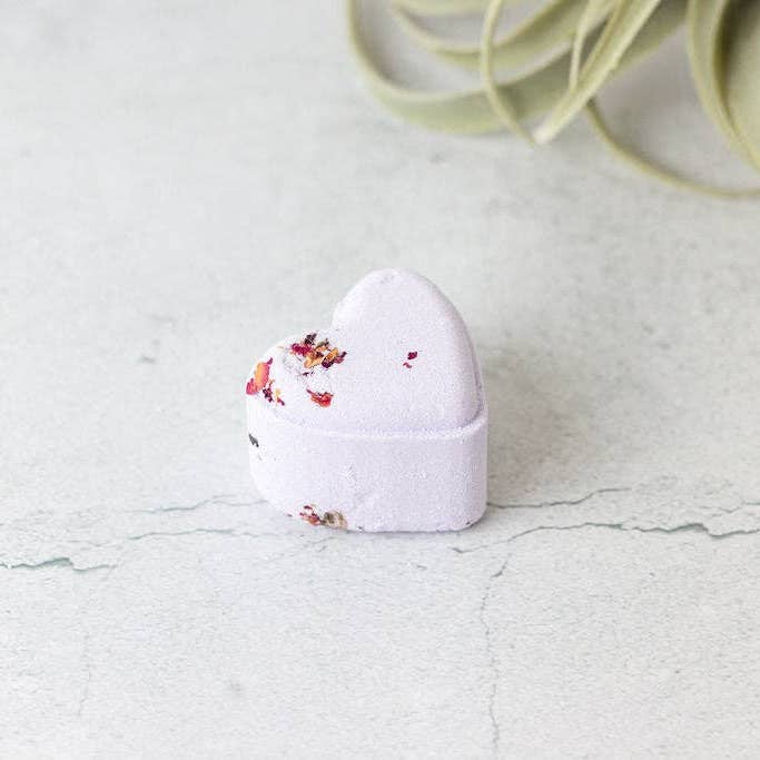 25 Hartvormige Badbruisballen - Lavendel voor wholesale door Lizush