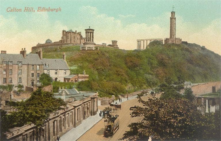 Found Image Press - Wholesale Postcard - Postcard EN-433 Edinburgh, Calton Hill0