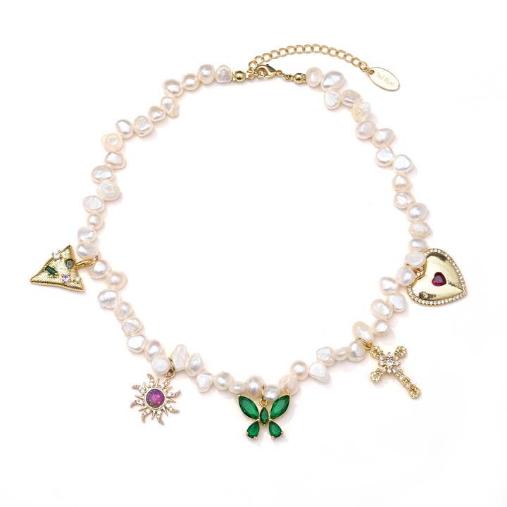 Serenity Pearl Necklace Gift for wholesale by Val Naïf