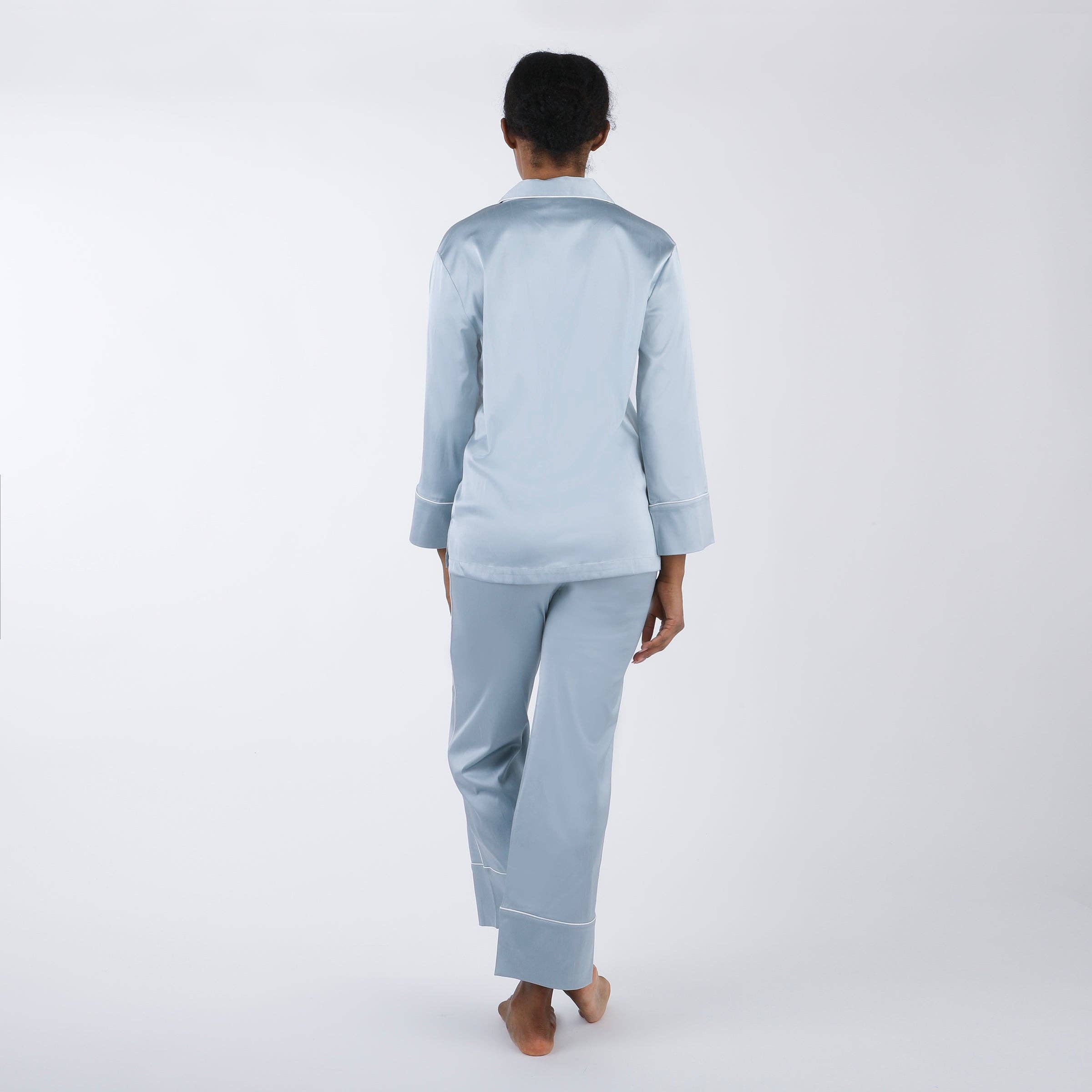 Lenora - Wholesale Sleepwear Set - Women's - CHLOE SATIN PAJAMAS6