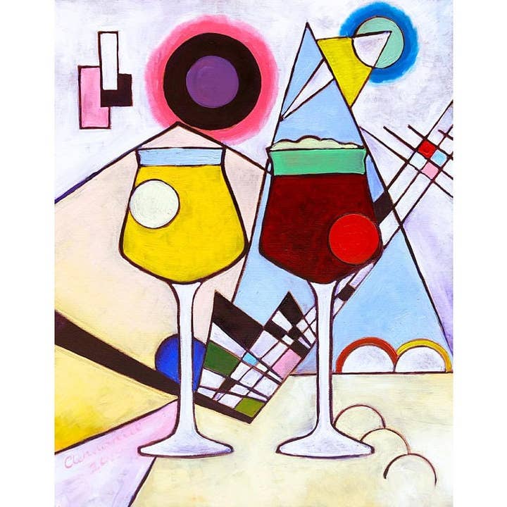 Parodie de bière Kandinsky, décoration murale de bar pour la vente par Real Art Is Better