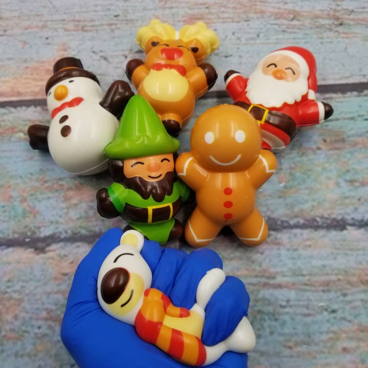 6PCS Christmas Slow Rebound Fidget Ball Toys for wholesale by MIAS SHOP