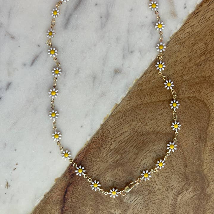 Jessica Matrasko Jewelry - Wholesale Link & Chain Necklace - Lola Daisy Chain Necklace3
