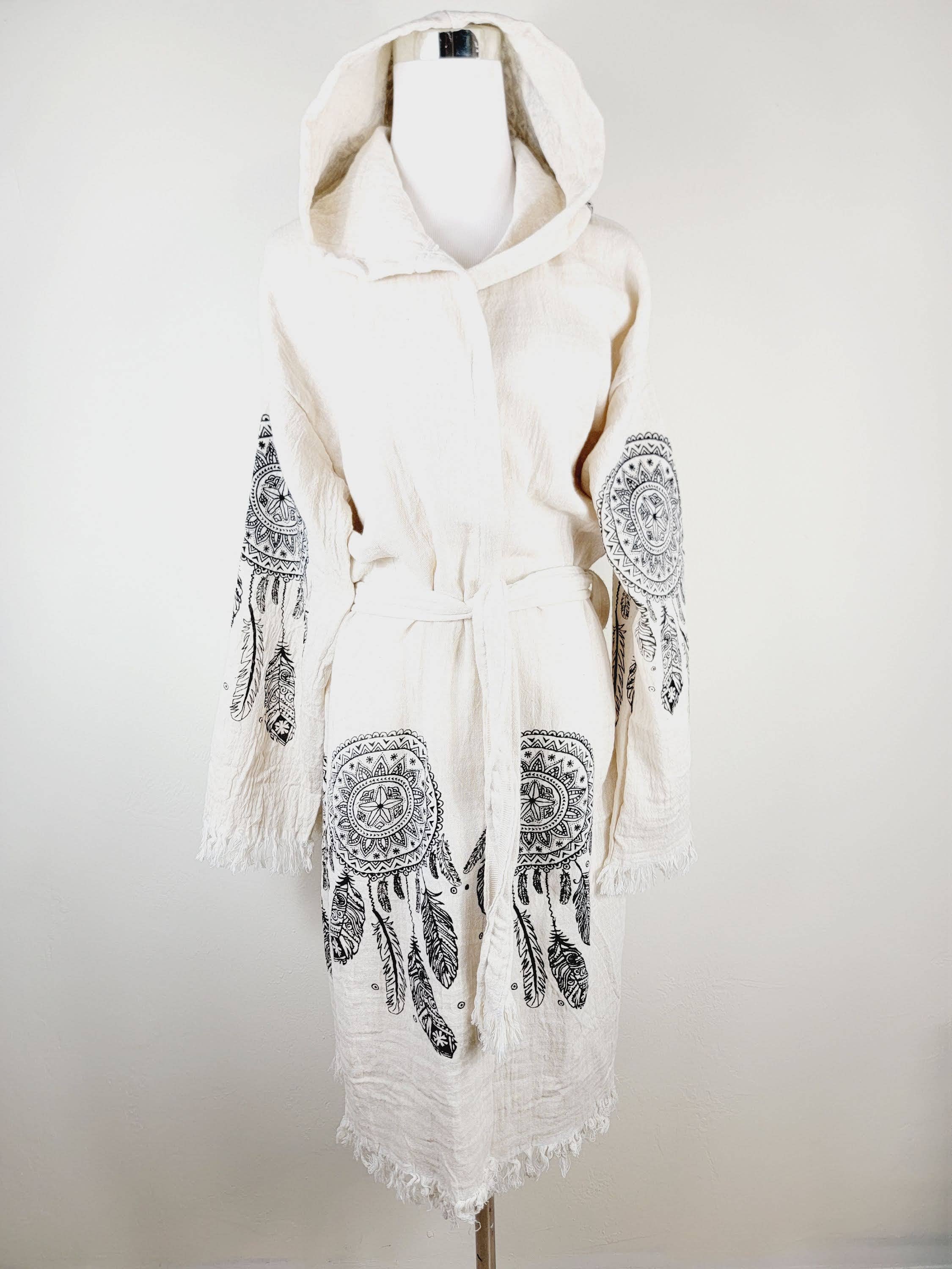 EBRU Home - Wholesale Robe - Unisex - Muslin Robe, Beach robe, Bath robe, spa Robe, Dream Catcher4