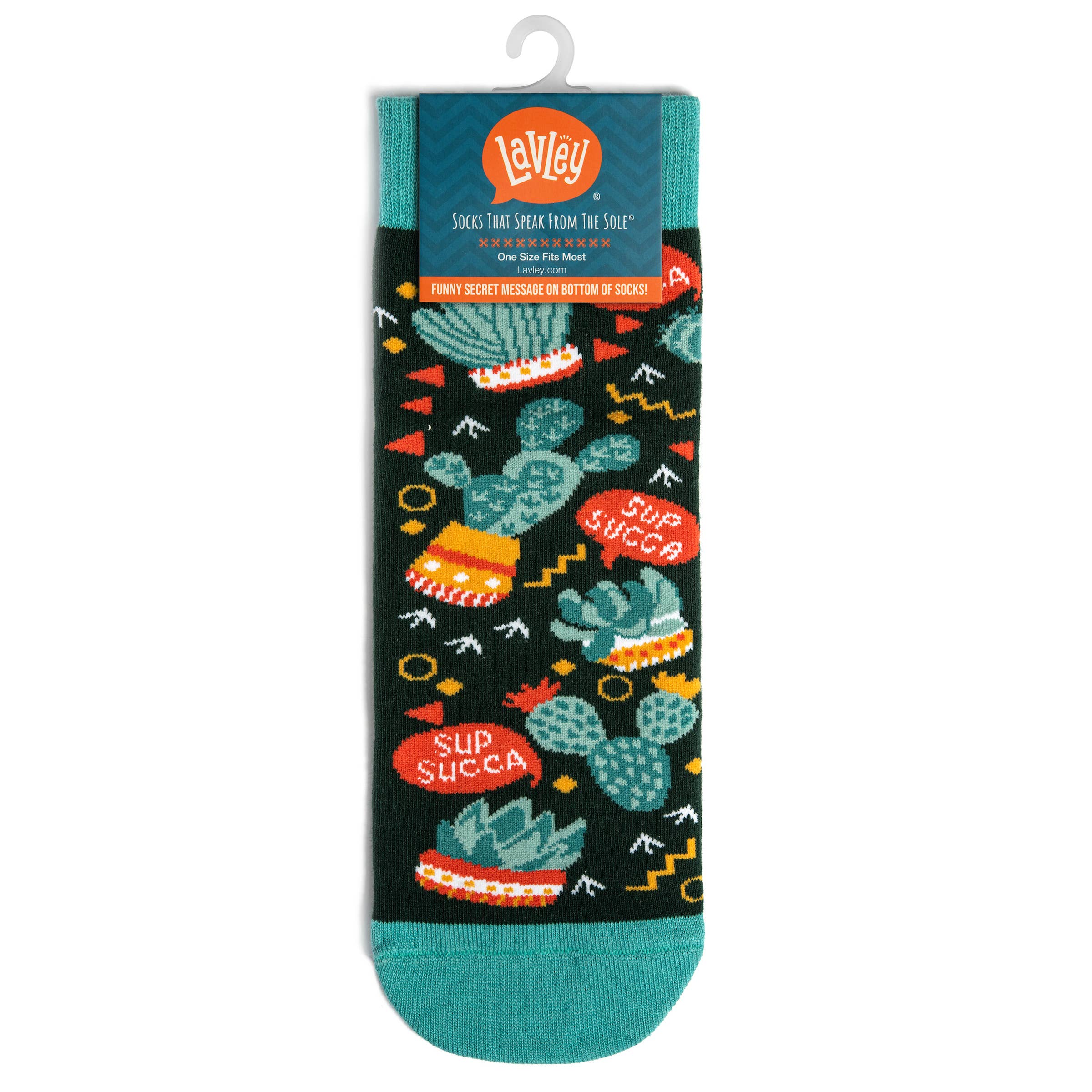 Lavley - Wholesale Socks - Women's - Kiss My Cactus Ankle Socks2