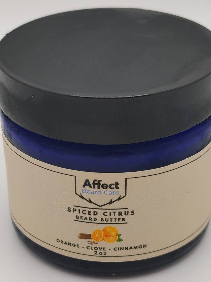 Beurre à barbe épicé aux agrumes pour la vente par Affect Beard Care