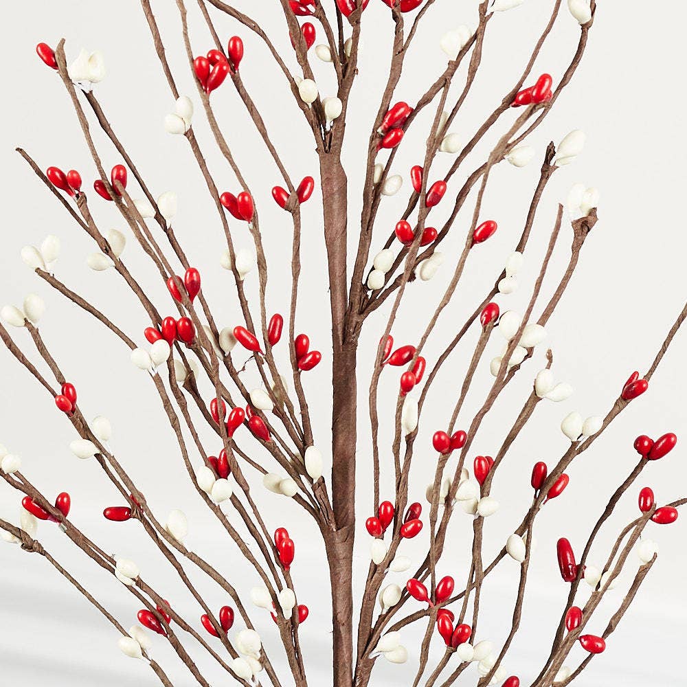 Factory Direct Craft – Flores artificiais por atacado – Ramo de Bagas Pip de 25" - Selecionar Cor3