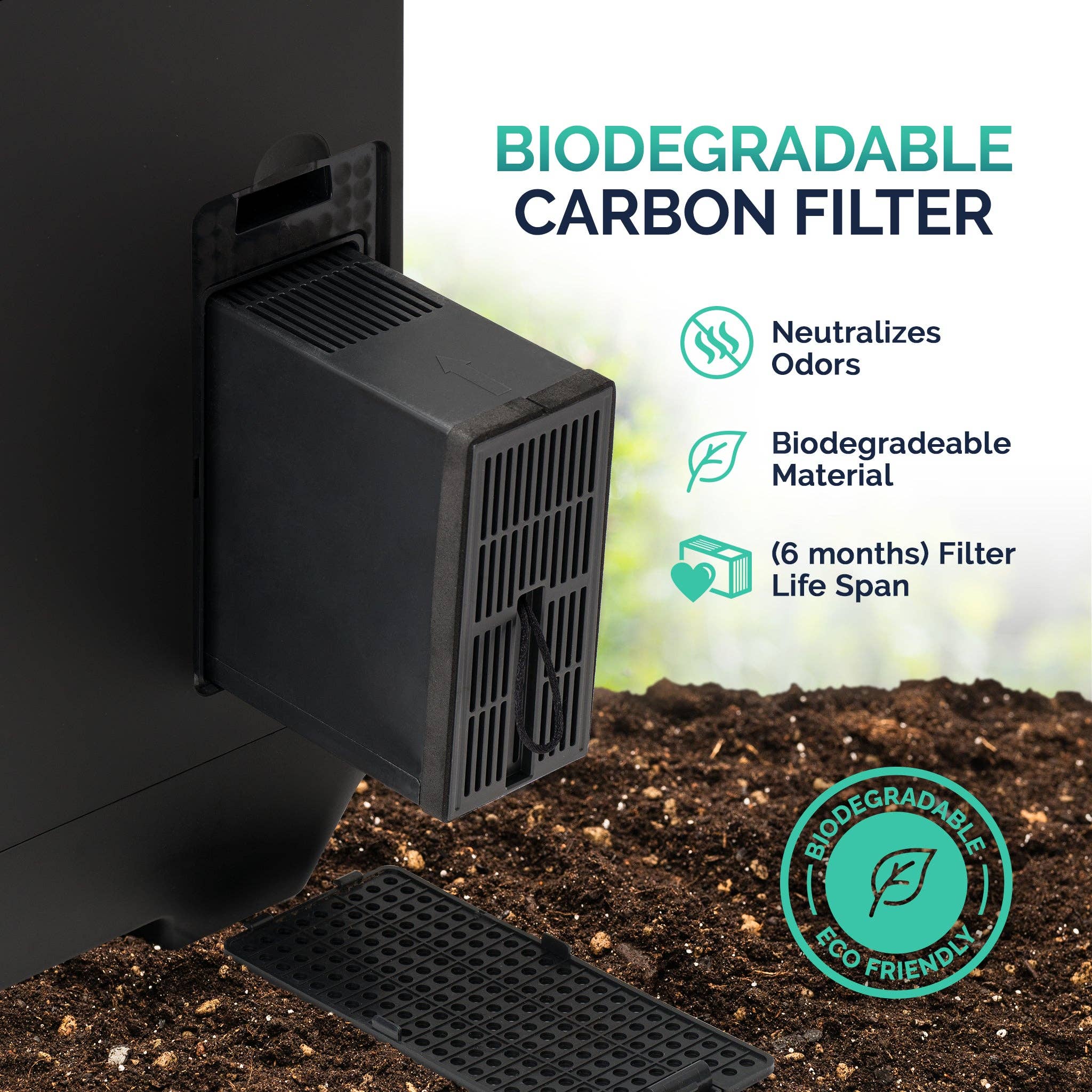 Newair - Wholesale Kitchen Appliance - Luma® Kitchen Composter, 2.5L Capacity, Odorless Indoor Use7