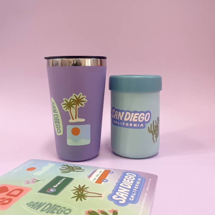 Odd Daughter Paper Co. - Wholesale Sticker - San Diego Sticker Sheet1