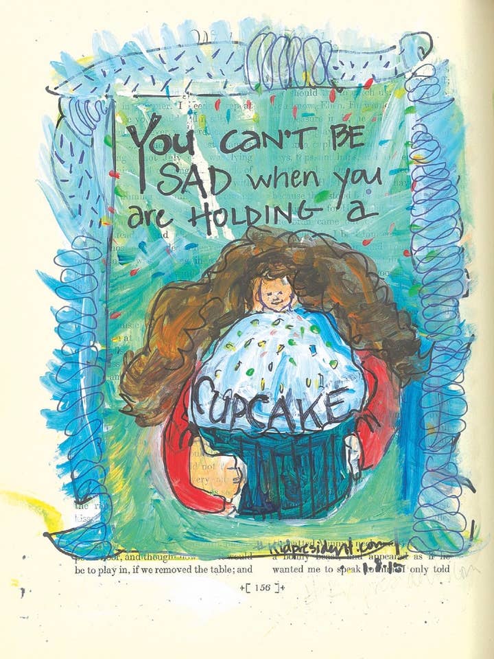 Can'T Be Sad When Holding A Cupcake#4 for wholesale by PaintStorms Studio