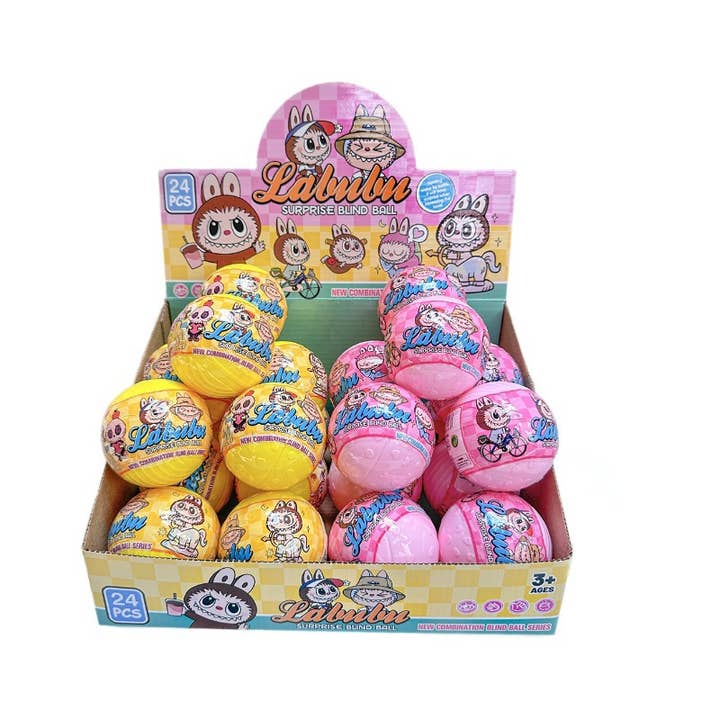 Capsule gashapon Labubu Blind Box 24pcs Set for wholesale by Sparkling Extras