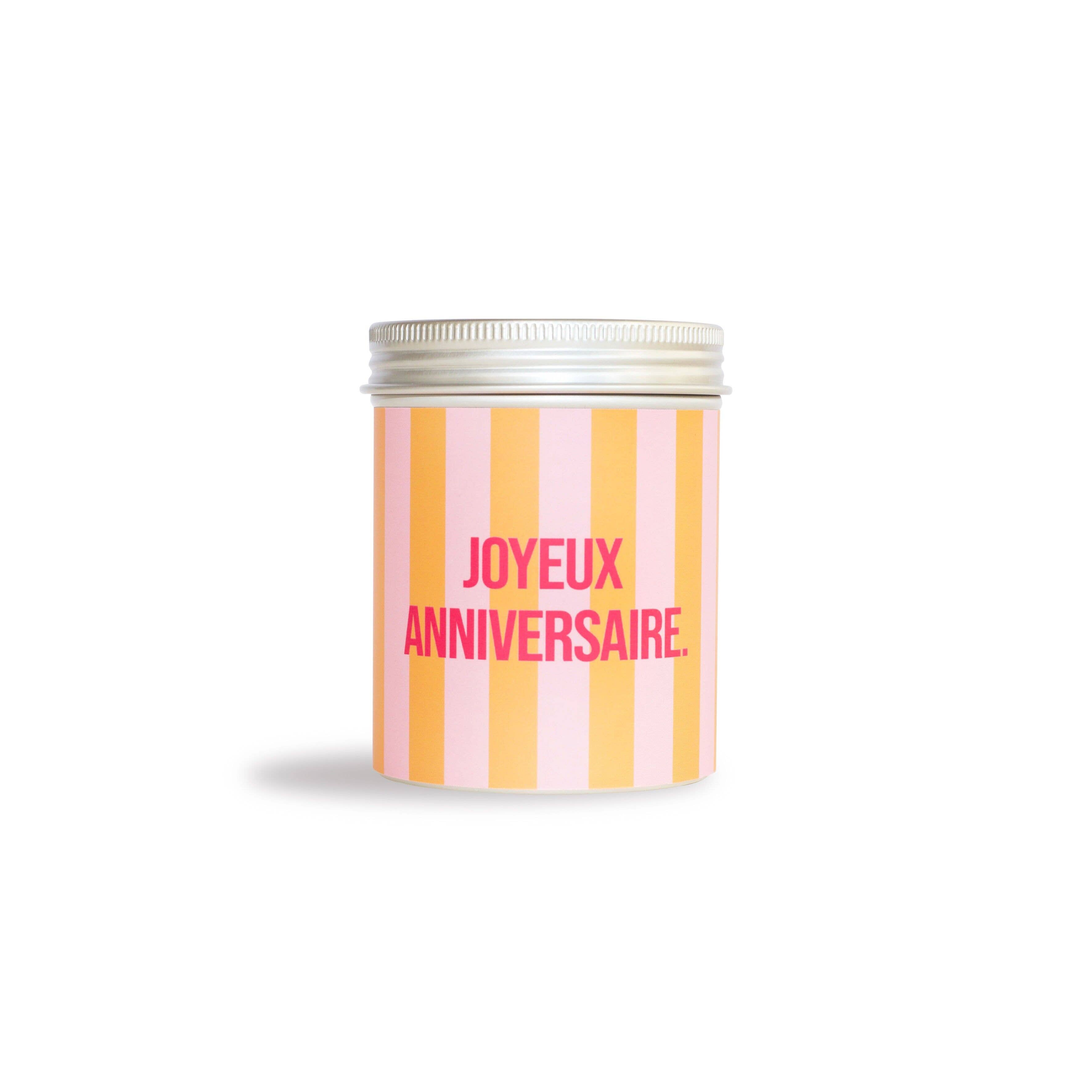 MARGO - Vendita all'ingrosso Candela in vasetto - Candela vegana - Cera di soia - Buon compleanno1