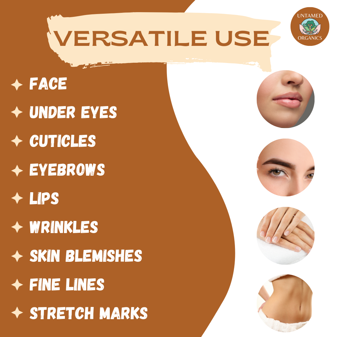 Untamed Organics – Óleo para banho/corpo por atacado – Óleo Elixir Orgânico da Juventude | Frasco de Vidro de 10 mL5