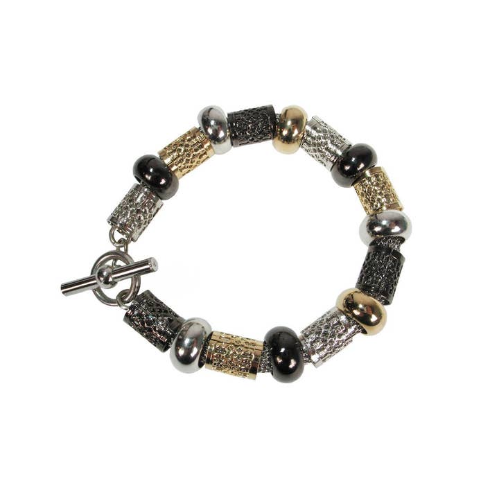 Filigree Tube & Bead Mesh Bracelet for wholesale by Erica Zap Designs