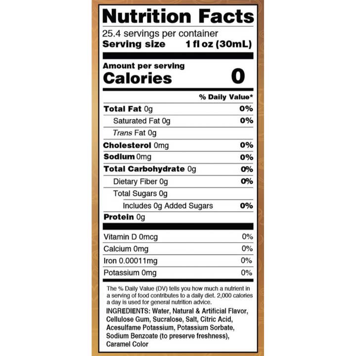 Jordan's Skinny Mixes - Wholesale Flavored Syrup - Sugar Free Salted Caramel Mocha Syrup