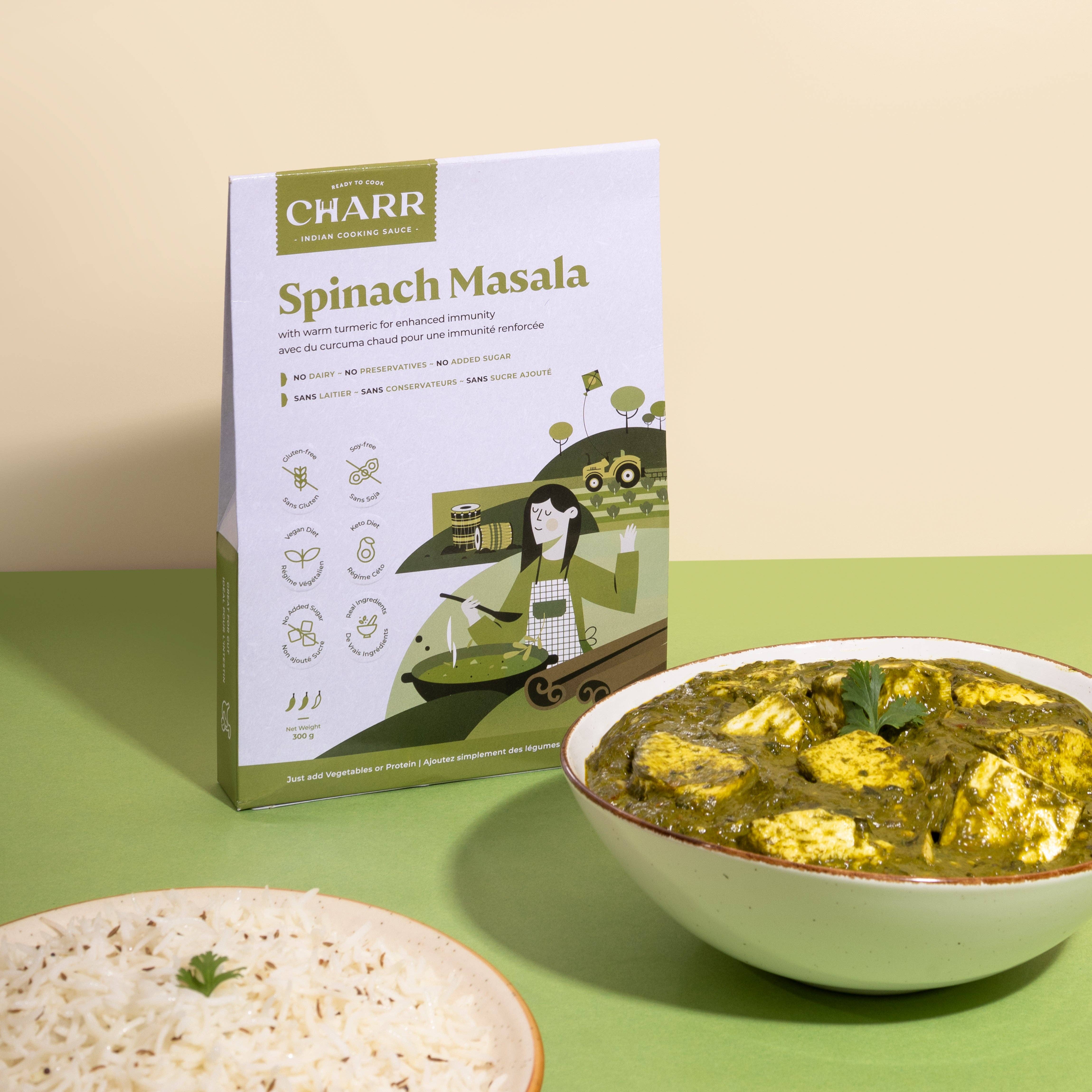 Charr – Großhandel Soße – Spinat Masala3
