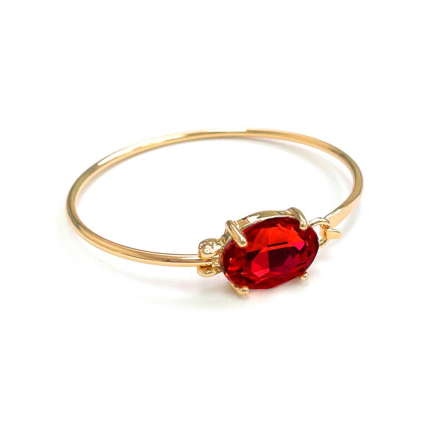 StarryNYC - Wholesale Cuff Bracelet - High Quality Glass Crystal Oval Stone Cuff Metal Bangle21