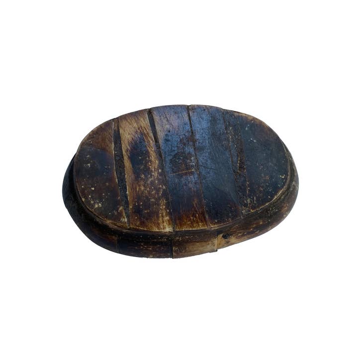 Madison Bay Co. - Historical Home Decor Reproductions - Wholesale Decorative Box - 3" Small Primitive Oval Bone Box- Antique Reproduction