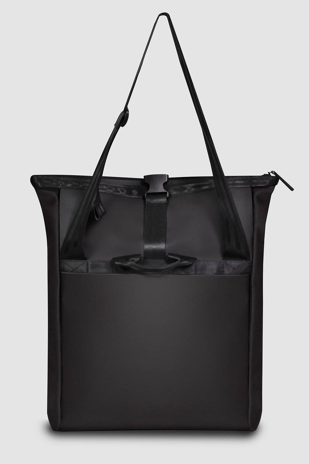 HALBERG - Wholesale Backpack - Unisex - Frankfurt PU matte black backpack3