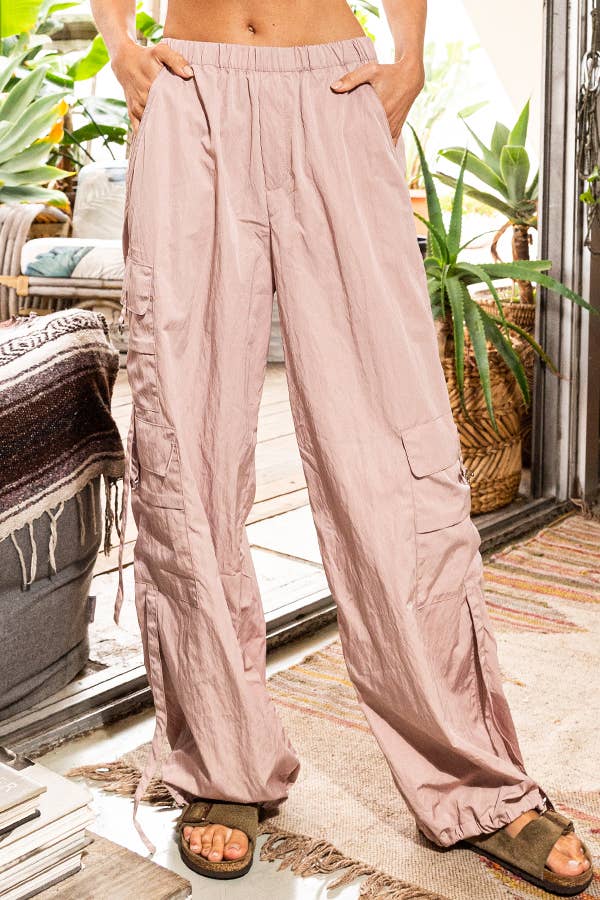 BUCKETLIST INC - Wholesale Pants - Women's - IP5295 Solid Jogger Cargo Pants19