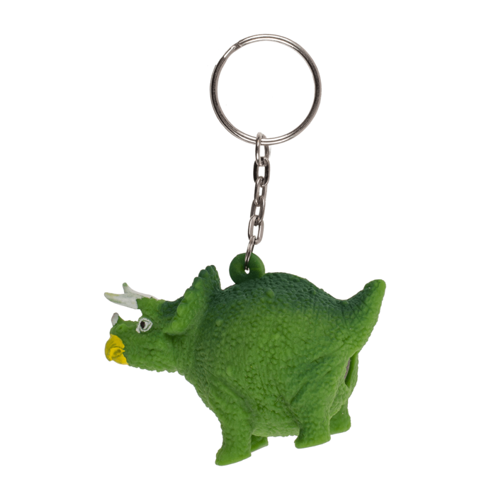 Out of the blue KG – wholesale Keychain – Child – Metal keychain, Squeeze dinosaur,3