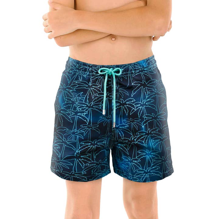 Boys Hybrid Swim & Play Shorts – Foggy Palms for wholesale by CAPELLE MIAMI