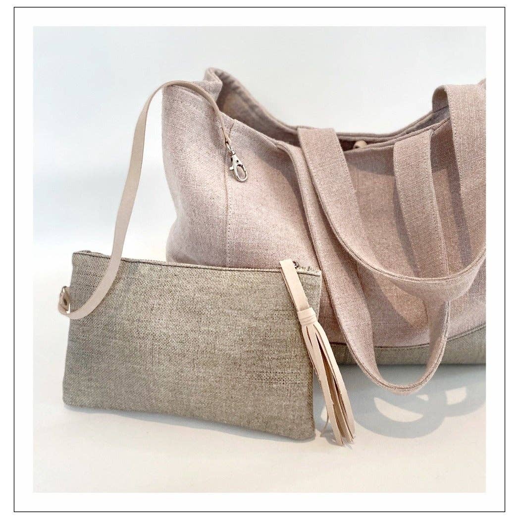 MARTINAS HOME – wholesale Tote bag – Women's – MIA LINEN TOTE ROSE2