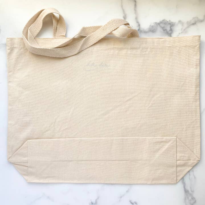 Billie Claire Illustration (Handmade) - Wholesale Tote Bag - Women's - Custom CITY / STATE Tote Bags (Round Lettered Design)3