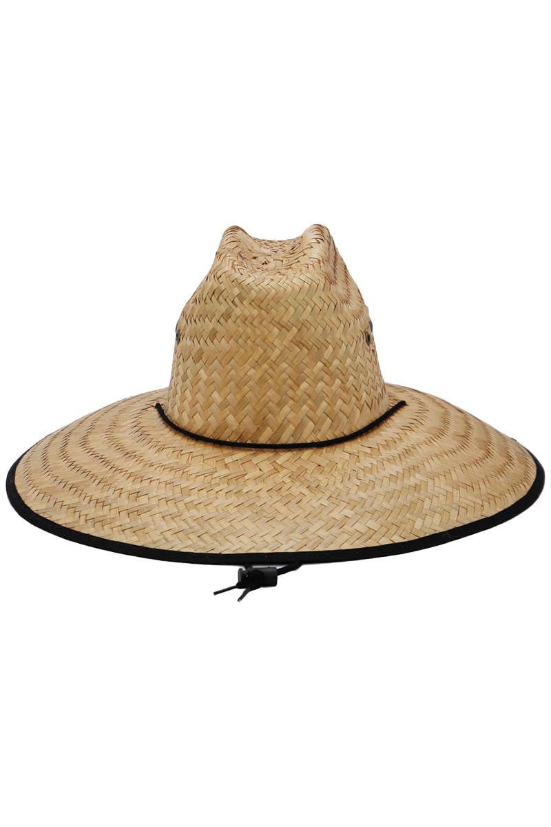 Cap Zone - Wholesale Straw Hat - Women's - Quarterhorse Wide Dome Brim Straw Lifeguard Hat5