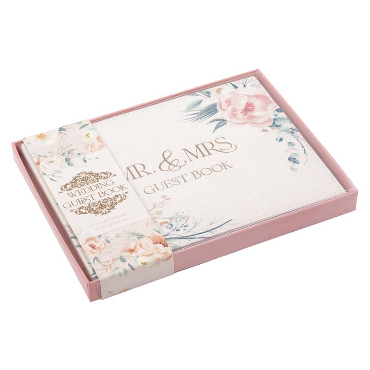 Christian Art Gifts - Wholesale Guest Book - Guest Book Mr. & Mrs. We Love 1 John 4:195