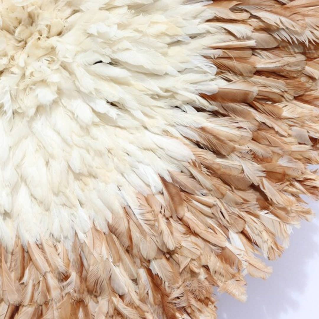 Juju Hat Wholesale - Wholesale Wall Accent - Authentic Juju Hat White Beige Ring Wall Art 14"/20"/26"/31"2