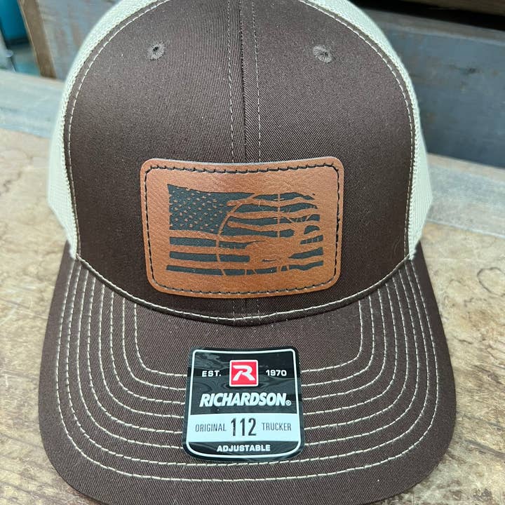 Designed To Flaunt - Vente Casquette trucker – homme - Casquette Trucker Richardson 112 Buck Homme Drapeau Américain41