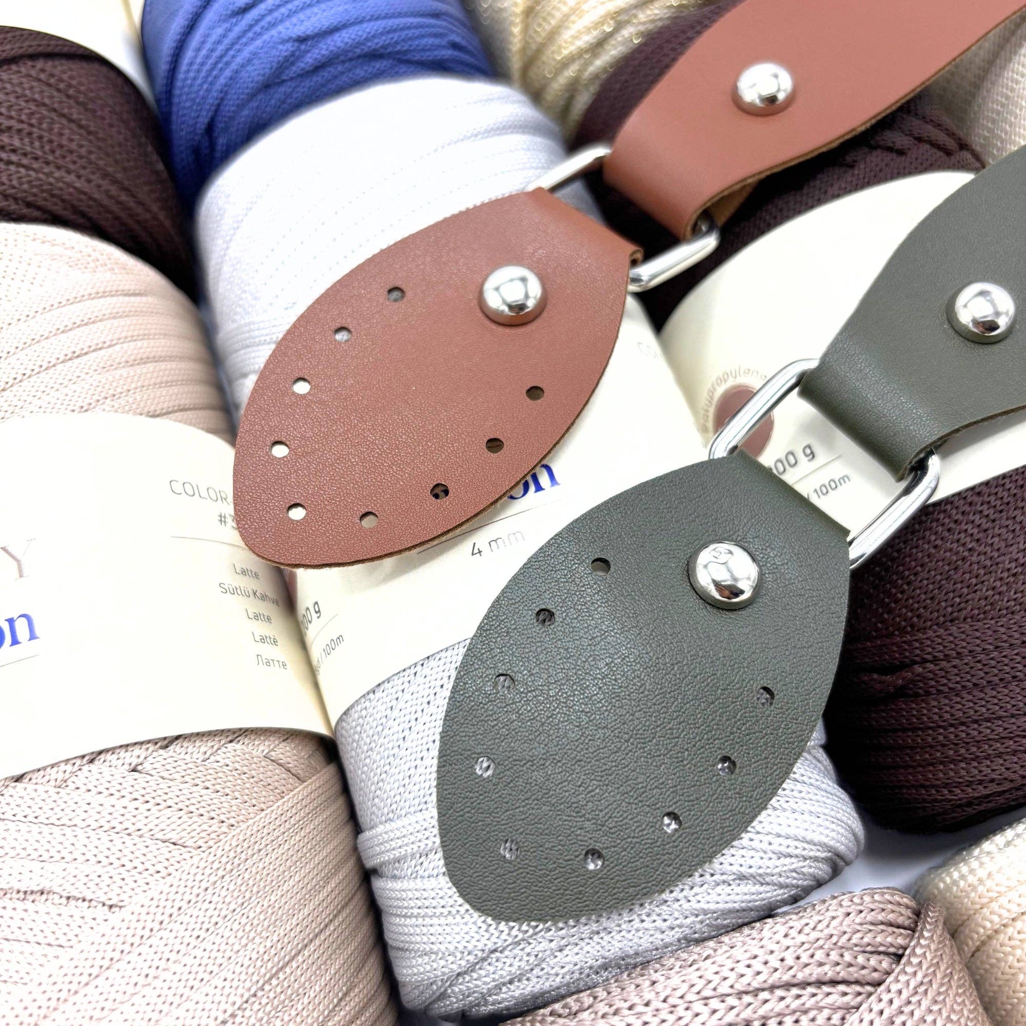 Sensy - Vendita all'ingrosso Attrezzi per lavoro a maglia/uncinetto - Manico per borsa in pelle PU (43 cm) (2 pezzi)15